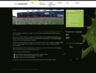 aloeproduction.com screenshot