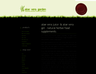aloeveragarden.com screenshot