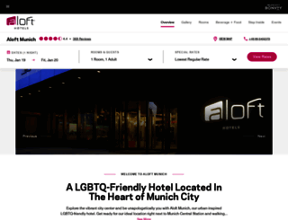 aloftmunichhotel.com screenshot