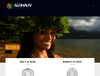 aloha-uv.myshopify.com screenshot