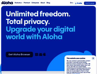 alohabrowser.com screenshot