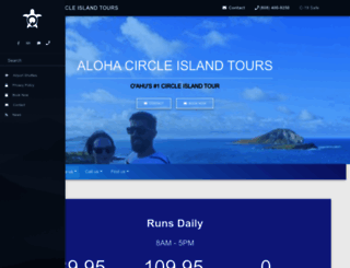 alohacircleislandtours.com screenshot