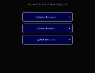 alohaeyelashextensions.com screenshot