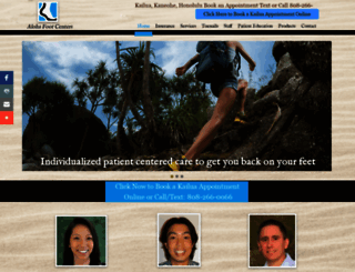 alohafootcenters.com screenshot