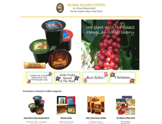 alohaislandcoffee.com screenshot