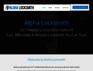 alohalocksmithhi.com screenshot