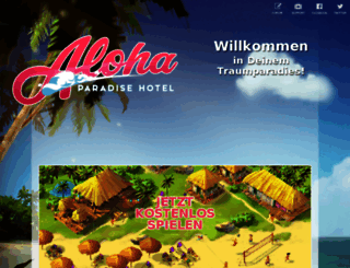 alohaparadisehotel.com screenshot