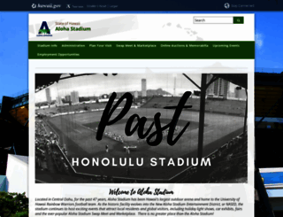alohastadium.hawaii.gov screenshot