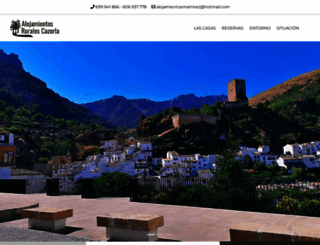 alojamientosruralescazorla.com screenshot