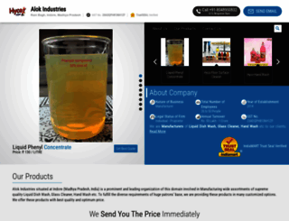 alokindustries.co.in screenshot