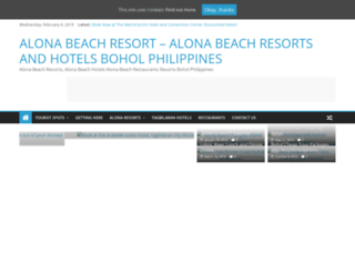 alonabeachresort.net screenshot