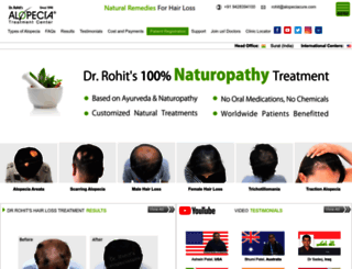 alopeciacure.com screenshot