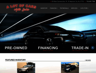 alotofcarsnj.com screenshot