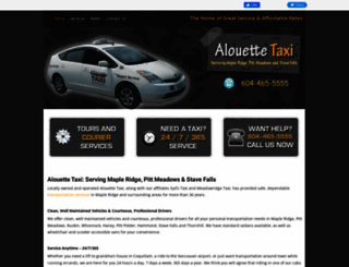alouettetaxi.com screenshot