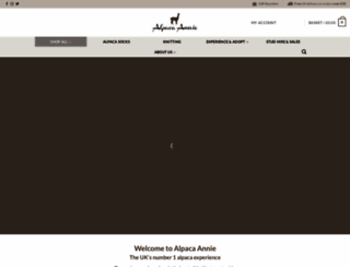 alpacaannie.com screenshot