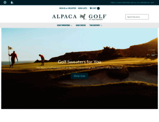 alpacagolfsweaters.com screenshot