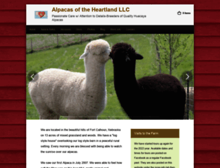 alpacasoftheheartland.com screenshot