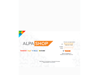 alpashop.alpargatas.com.br screenshot
