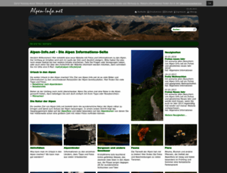 alpen-info.com screenshot