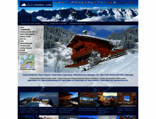 alpenchalets.com screenshot