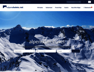 alpenchalets.net screenshot