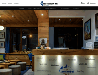 alpenhotel-taesch.com screenshot