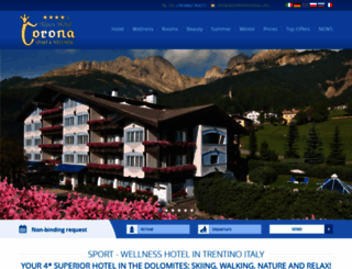 alpenhotelcorona.com screenshot