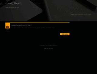 alpenkult.com screenshot