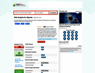 alpennic.com.cutestat.com screenshot