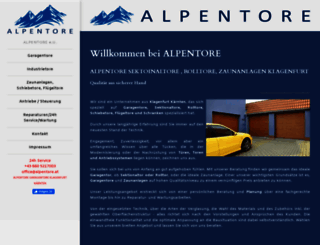 alpentore.at screenshot