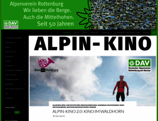 alpenverein-rottenburg.de screenshot