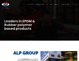 alpgroup.in screenshot