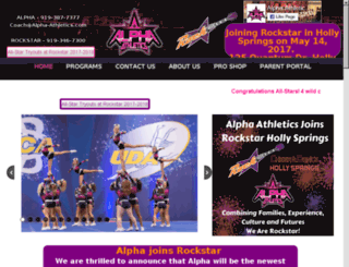 alpha-athletics.com screenshot