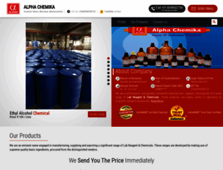 alpha-chemika.com screenshot