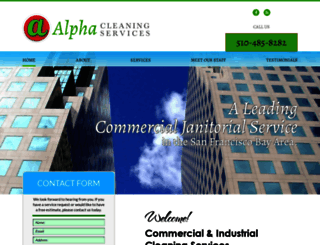 alpha-cleaningservices.com screenshot