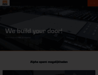 alpha-deuren.nl screenshot