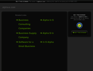 alpha-s.com screenshot