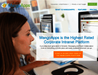 alpha.mangoapps.com screenshot
