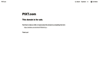 alpha.pixt.com screenshot