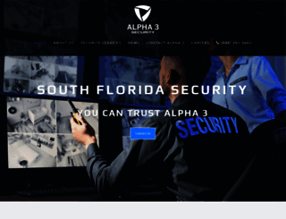 alpha3securityservices.com screenshot