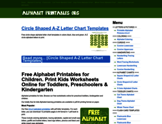 alphabetprintables.org screenshot