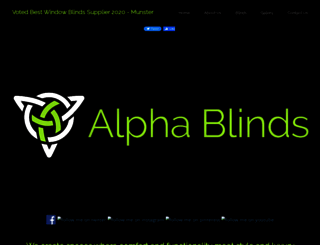 alphablinds.ie screenshot