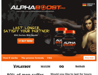 alphaboostpro.com screenshot