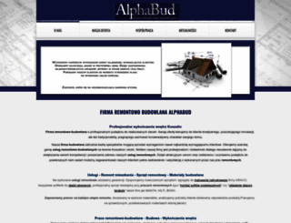alphabud.pl screenshot