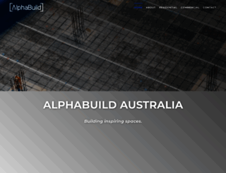 alphabuild.com.au screenshot