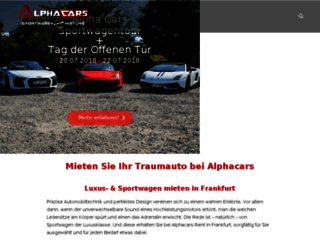 alphacars-rent.de screenshot