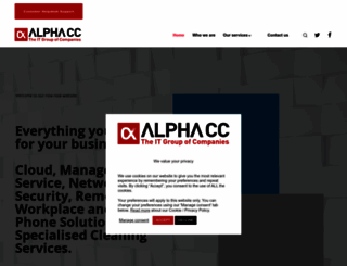 alphacc.ie screenshot