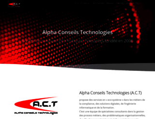 alphaconseils.com screenshot