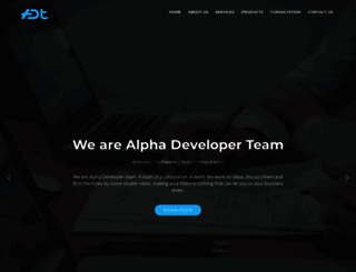 alphadeveloperteam.com screenshot