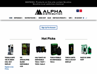 alphadistro.net screenshot